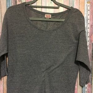 Grey soft tee